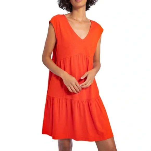 Social Standard by Sanctuary V-Neck, Knit Tiered Dress szM   NWT - Picture 5 of 13